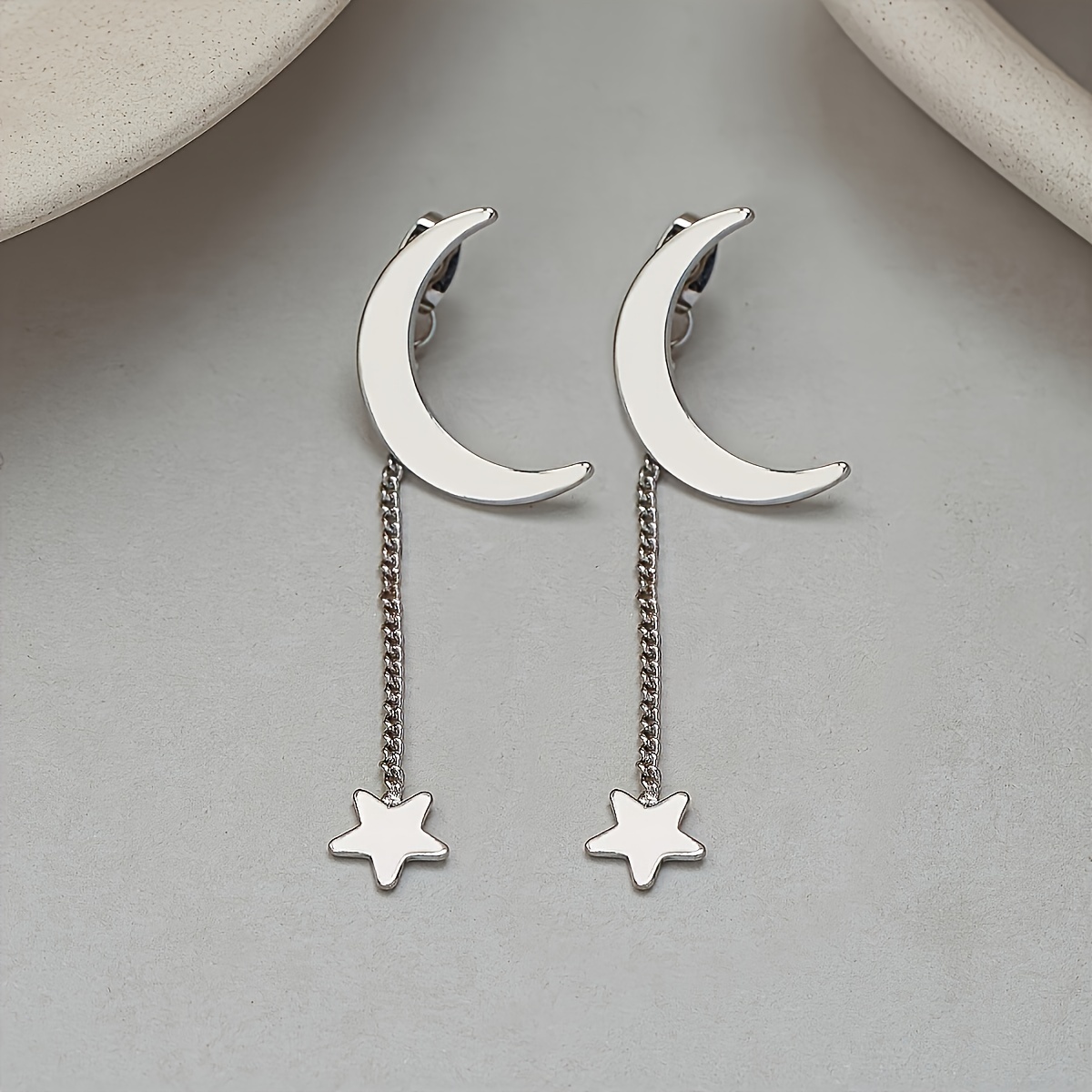 Tassel Star Moon Earrings Gift for Eid Ramadan